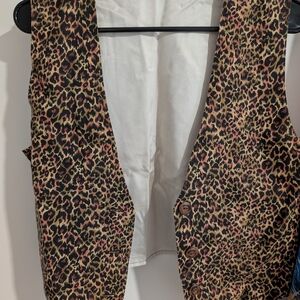Leopard Print Women's Vest